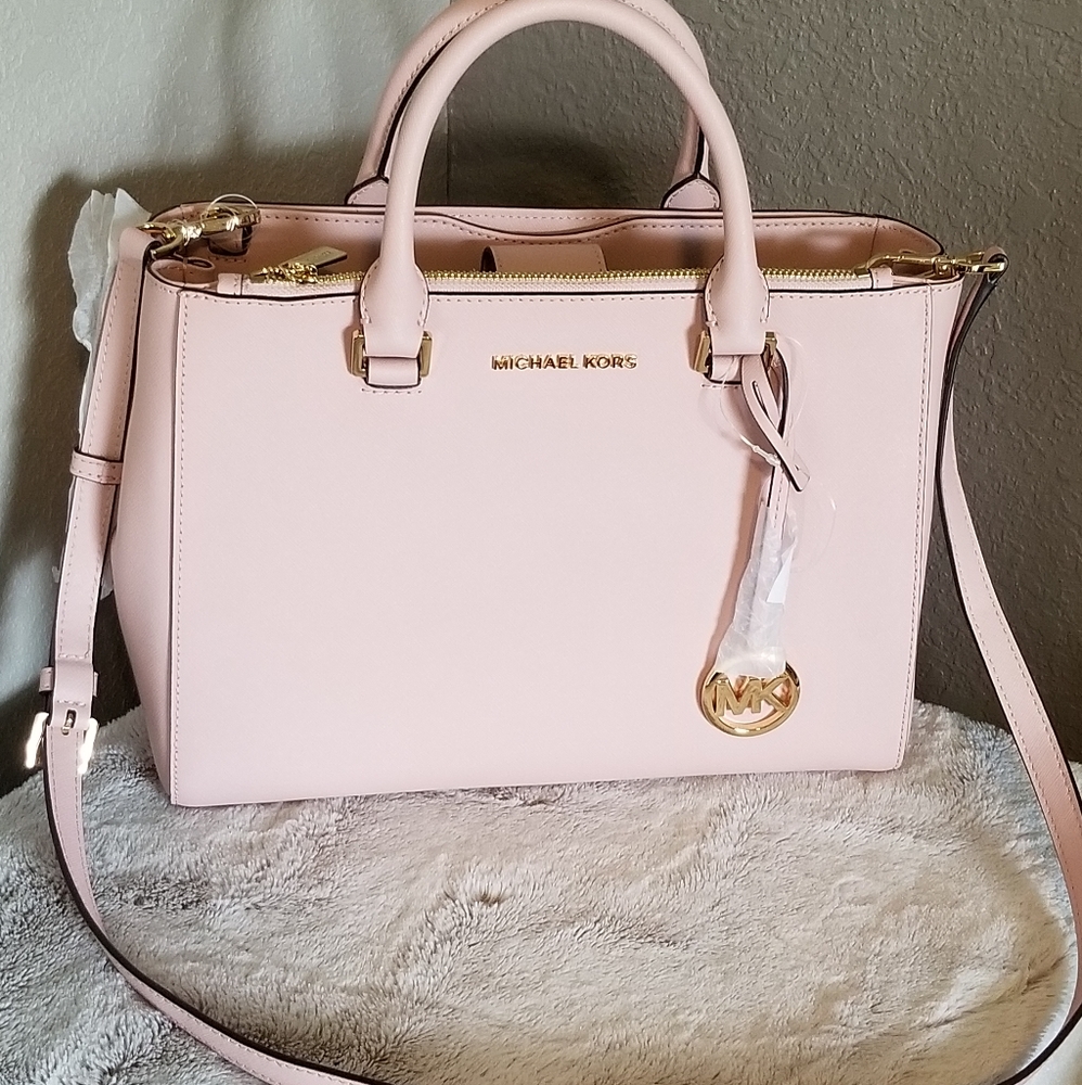 Michael Kors Kellen blossom leather purse medium